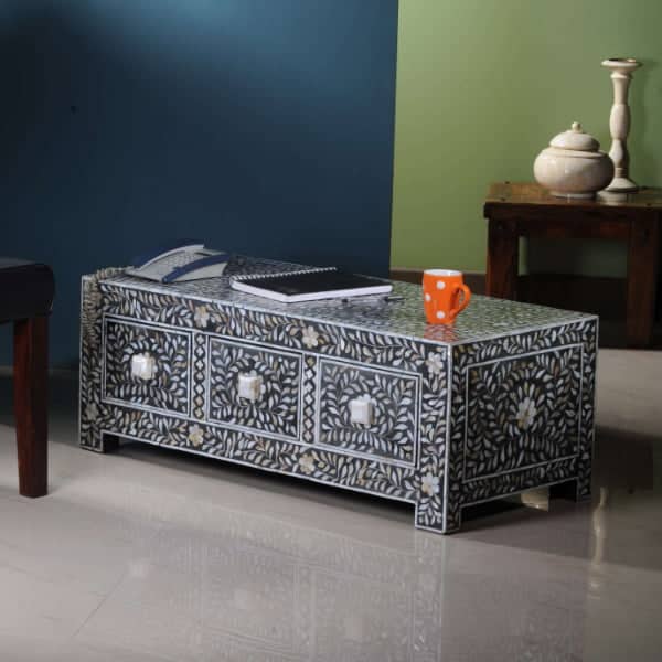 Elegant Mother of Pearl Coffee Table
