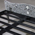 Handcrafted Bone Inlay Bed with intricate design and handcrafted details-view-04
