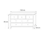 7 drawer chest dimensions