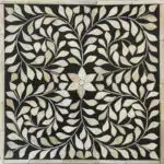 Black - Floral Design