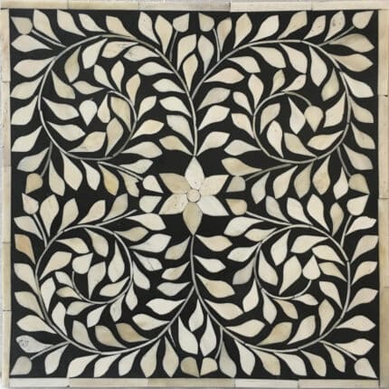 Black - Floral Design