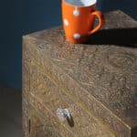 Elegant Brass Bedside Unit- View 3