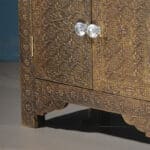 Elegant Brass Bedside Unit- View 5