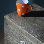 Minimalist Metal Side Table - view 03