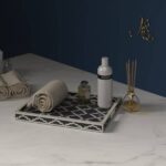 Tribal Design Bone Inlay Serving Tray