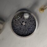 Intricate Paisley Bone Inlay Serving Tray - Image 4