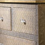 Elegant Brass Chest of Drawers - view 8