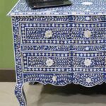 Handcrafted Pearl Inlay Dresser view 02