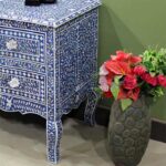 Handcrafted Pearl Inlay Dresser view 03