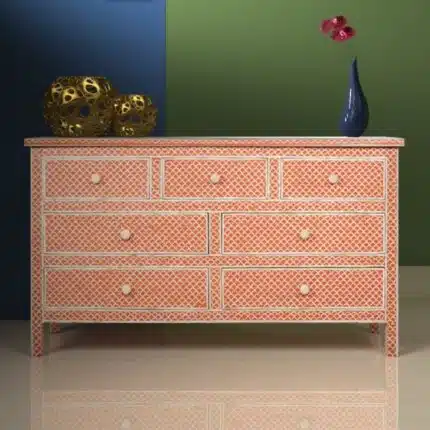 Distinctive Bone Inlay Dresser