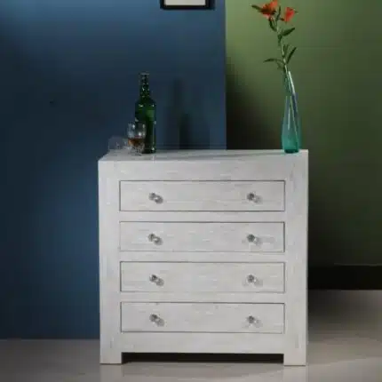 Elegant Inlay Drawer Chest