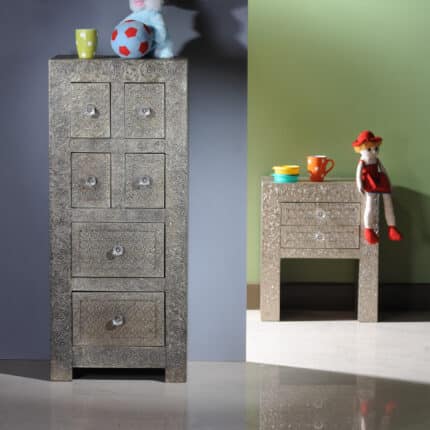Elegant Metal Drawer Cabinet View 02
