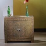 Luxurious Brass Storage Unit