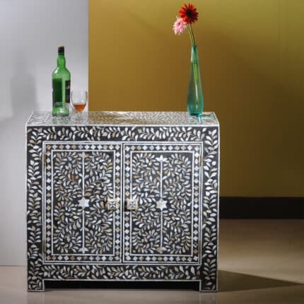 Timeless Inlay Design Chest - Black View 02