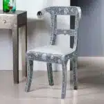 Floral Pearl Inlay Dining Chair (Set of 2)