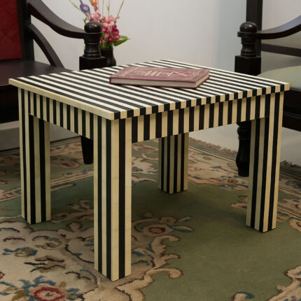Refined Bone Inlay Coffee Table view 02