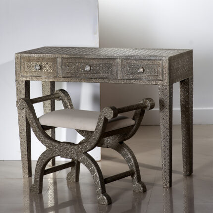 Imperial Silver Console Table view 02