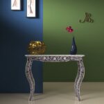 Curved Elegance Console Table