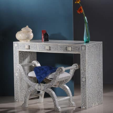 Console Table Modern Design- Grey view 02
