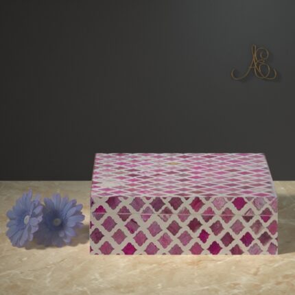 Decorative boxes for storage- purple - view -02