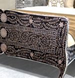 Artisanal Mother of Pearl Inlay Bed with intricate design- View 03