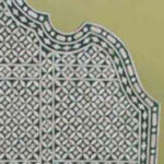 Majestic Bone Inlay Bed with Artistic Design- Detail View