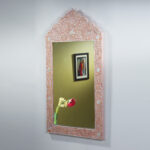 Arch Top Floral Inlay Mirror view 04
