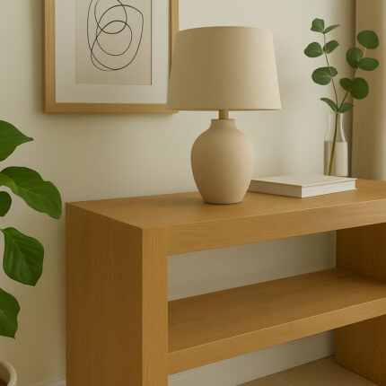 Mantra Shelf Table Close Up View