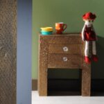 Contemporary Brass Bedside Cabinet