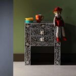 Classic Mother of Pearl Bedside Stand