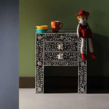 Classic Mother of Pearl Bedside Stand
