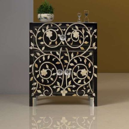 Vintage Mother of Pearl Nightstand