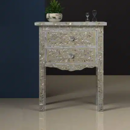 Artisan Mother of Pearl Nightstand