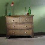 Elegant Brass Chest of Drawers