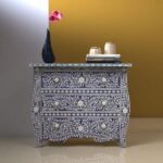 Handcrafted Bone Inlay Storage Chest