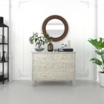 Artistic Bone Inlay Storage Chest - Grey View 04
