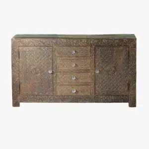 Modern wooden chest of drawers
