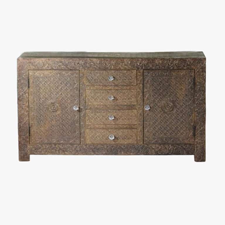 Modern wooden chest of drawers
