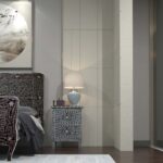 Contemporary Bone Inlay Nightstand Black View 02
