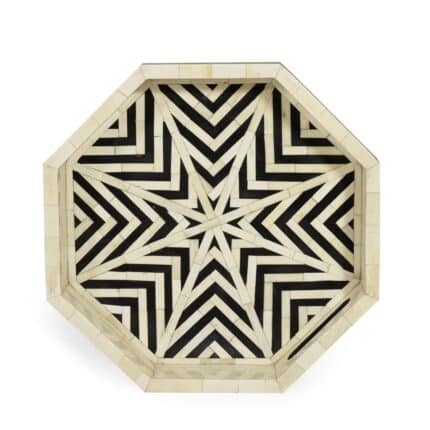 Stellar Bone Inlay Octagonal Tray view 1