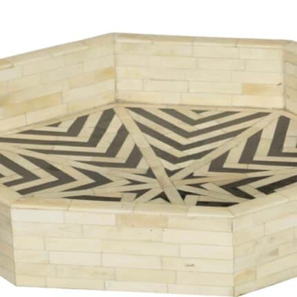 Stellar Bone Inlay Octagonal Tray