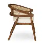 Aarav Sheesham Cane Back Dining Chair - Image 3