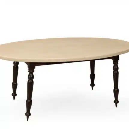 Dune Craft Oval Dining Table - desert sand table view 2
