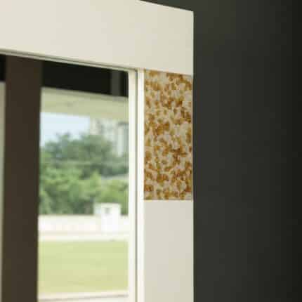 Novara Mirror with Stone Casting view 2