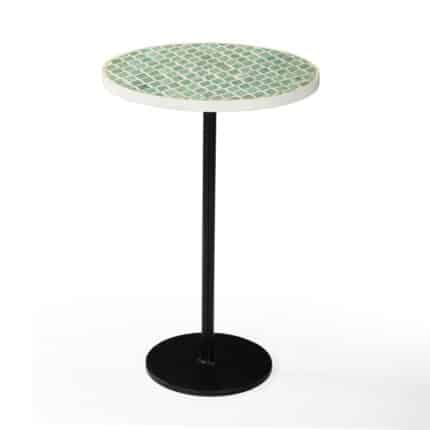 Zayra Bone Inlay Side Table
