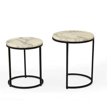 Ira Marble Nesting Tables view 1