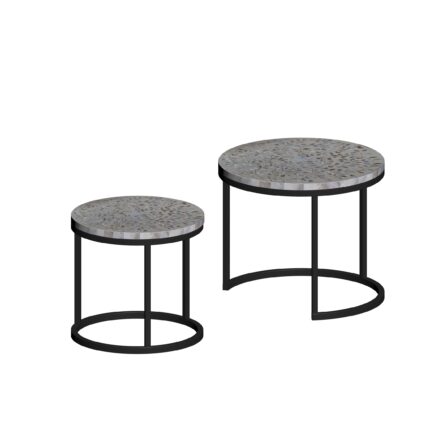 Serena Mother of Pearl Inlay Side Table view 1