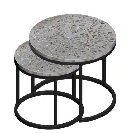 Serena Mother of Pearl Inlay Side Table