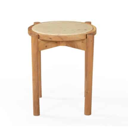 Seren Stone Side Table view 1